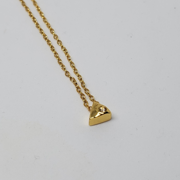 NEW Gorjana Triangle Charm Necklace - Picture 3 of 8